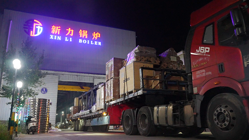 凌晨1點，新力鍋爐的燈還亮著——為客戶發(fā)出一臺25噸生物質(zhì)鍋爐